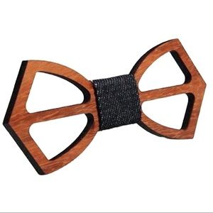 NEW Solid Wood Bow Ties